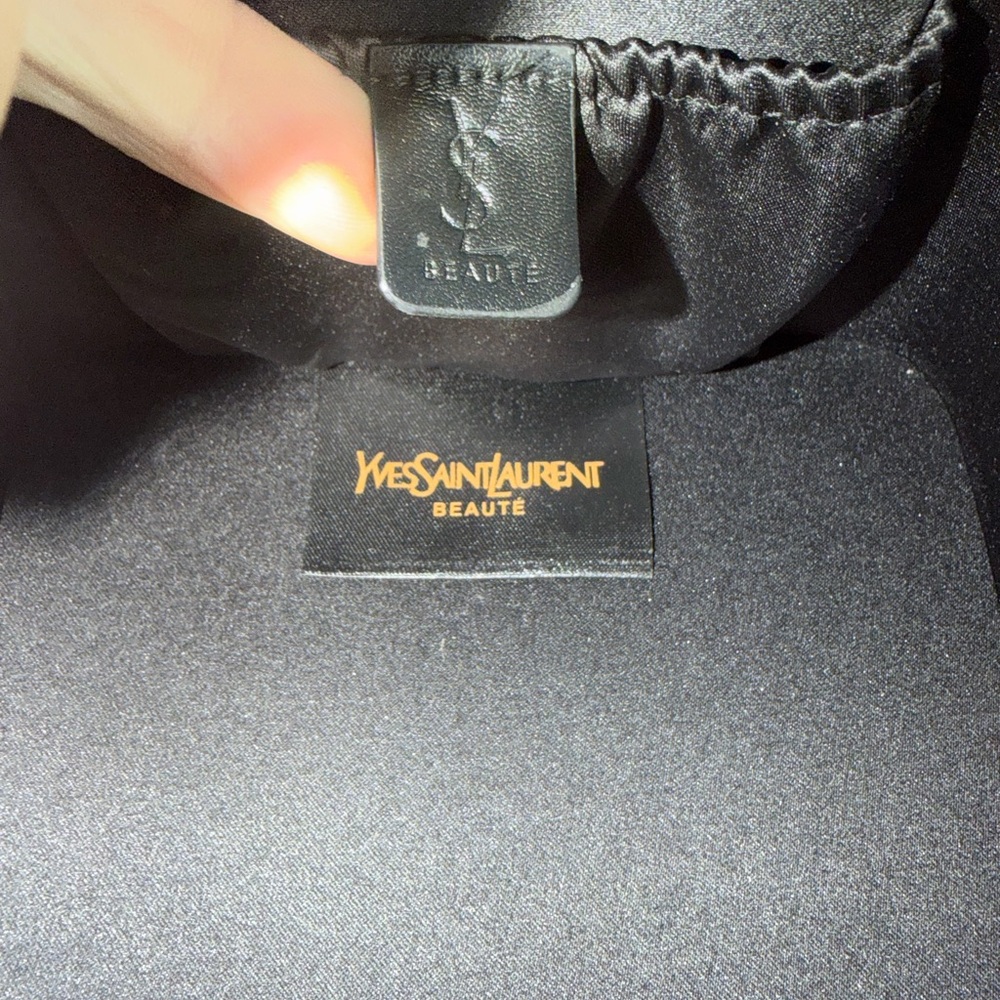 Yves Saint Laurent Black and Gold Crossbody Bag - Picture 7 of 10